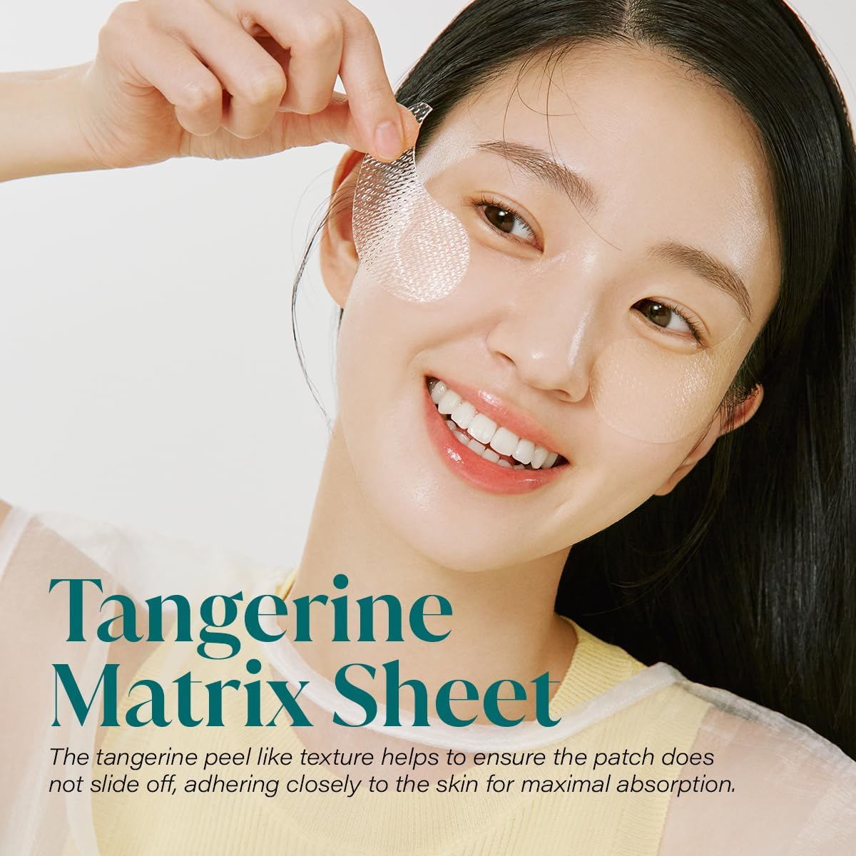 GOODAL Green Tangerine Vitamin C Eye Patches with green tangerines