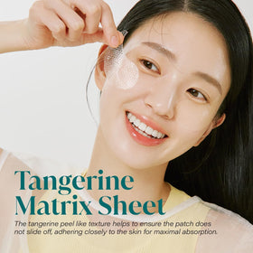 GOODAL Green Tangerine Vitamin C Eye Patches with green tangerines
