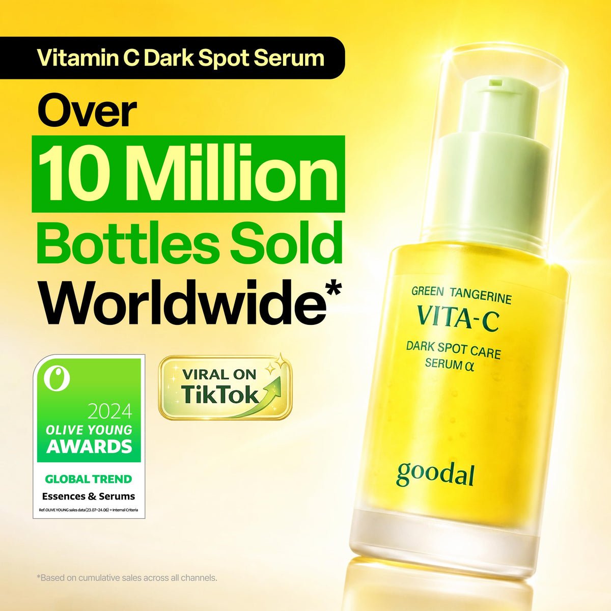 GOODAL Vitamin C Serum application on skin