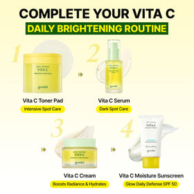 GOODAL Vitamin C Serum application on skin