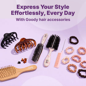 GOODY Large Banana Clip Set with black and tortoiseshell designs
