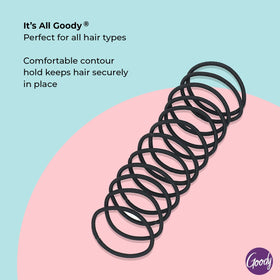 GOODY Ouchless Hair Elastics in use on thick curly hair