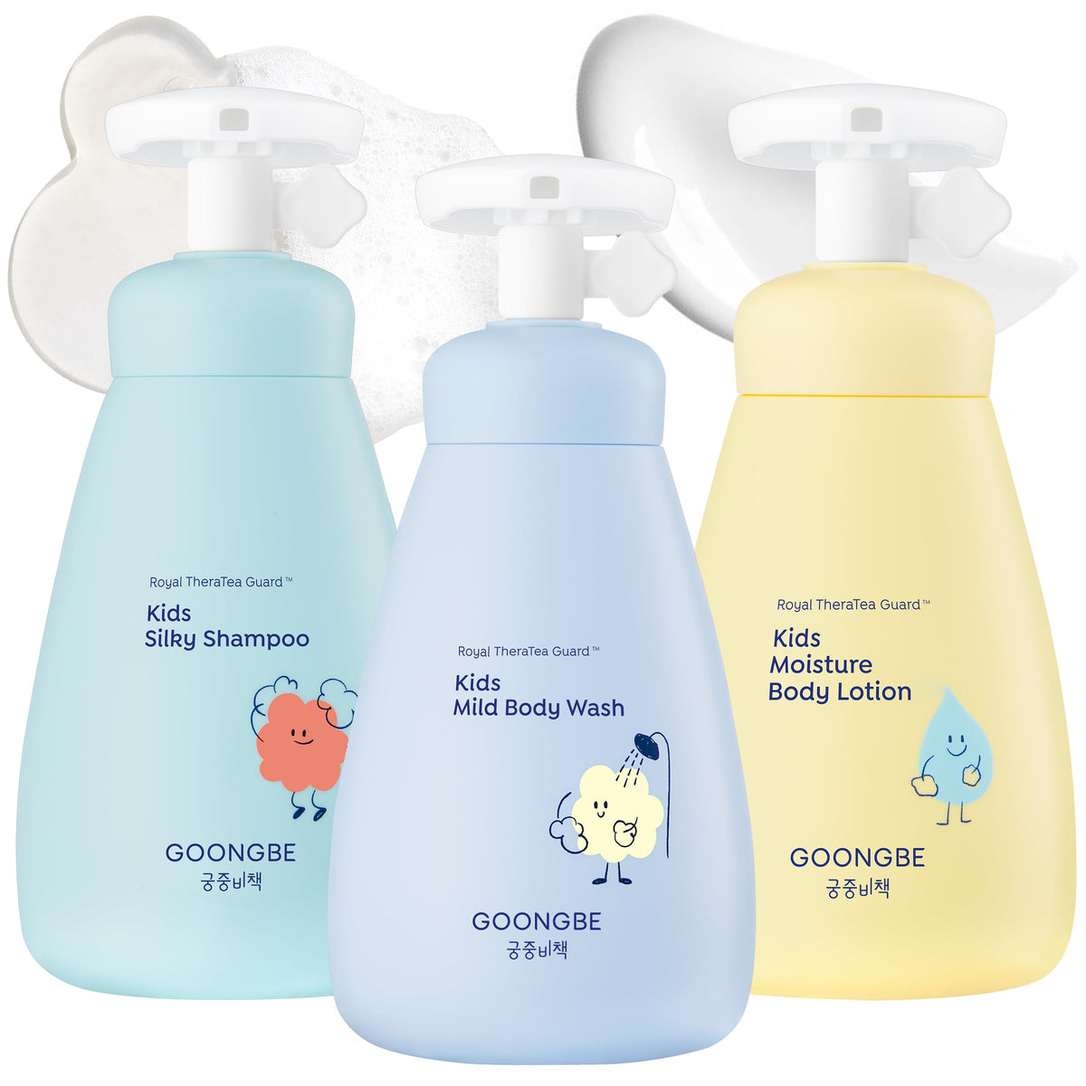 GOONGBE Kids Hair & Body Care Set packaging front view