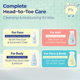 GOONGBE Kids Micellar Body Wash bottle close-up