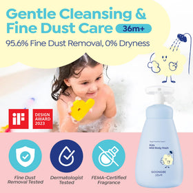 GOONGBE Kids Mild Body Wash 10.1 fl.oz. bottle