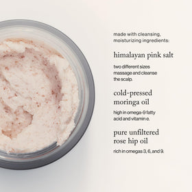 goop Scalp Scrub Shampoo poured to show consistency