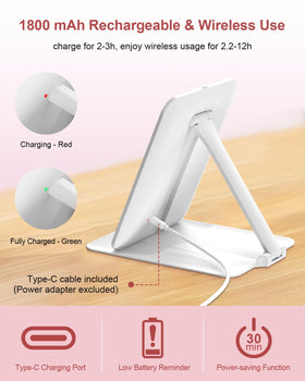 Gospire Travel Makeup Mirror showing natural light setting