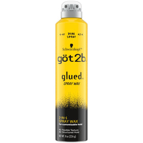 Got2B Glued Spray Wax 2-in-1 dual nozzle front view
