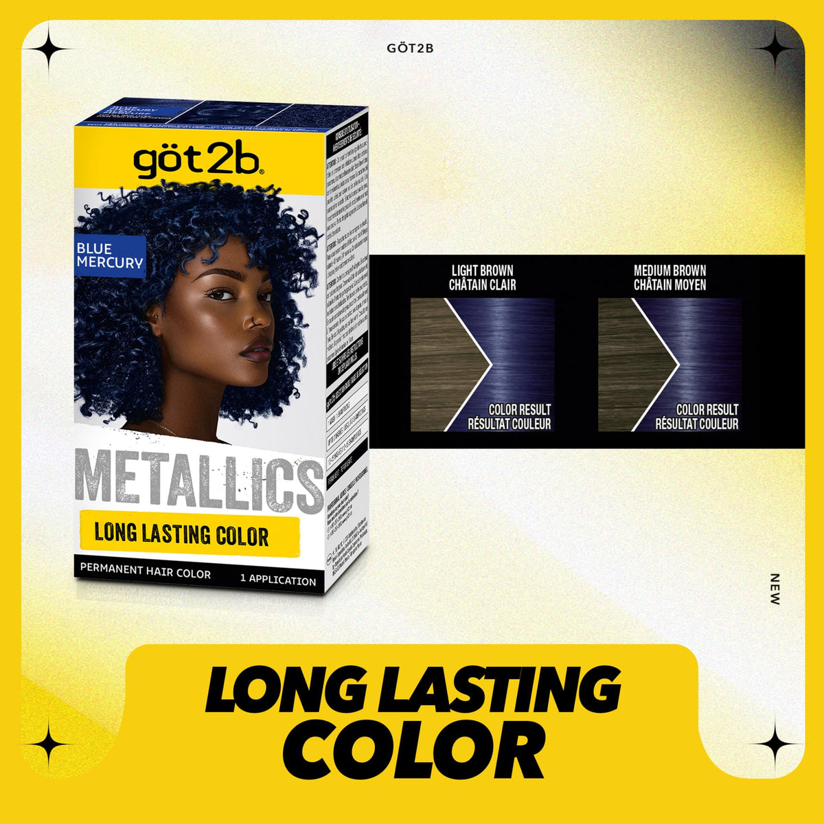 Got2B Metallics Blue Mercury gloves and after- conditioner