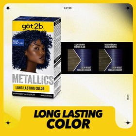 Got2B Metallics Blue Mercury gloves and after- conditioner