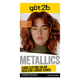 Got2B Metallics Permanent Hair Color Bronzed Copper box front view
