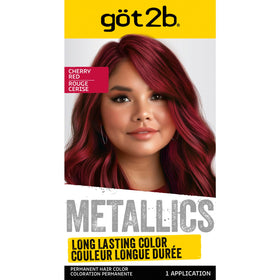 Got2B Metallics Permanent Hair Color M70 Cherry Red packaging front view