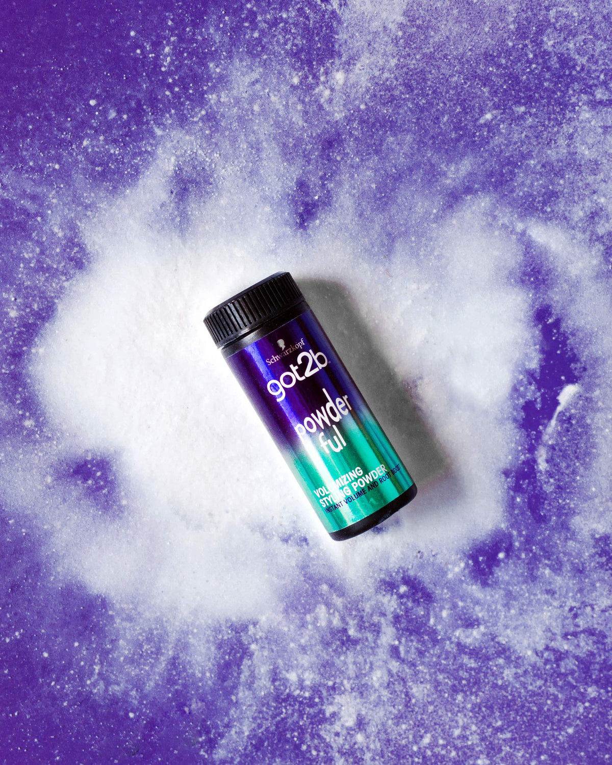 Got2B Powder'ful 10g packaging with eco-friendly label