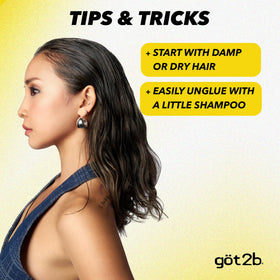 Got2B Ultra Glued Hair Gel for slicked back look