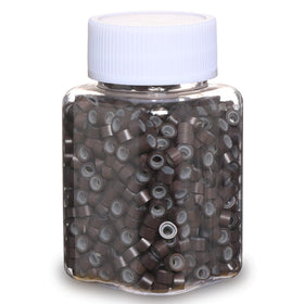 GOTDYA 1000pcs dark brown hair extension beads front view