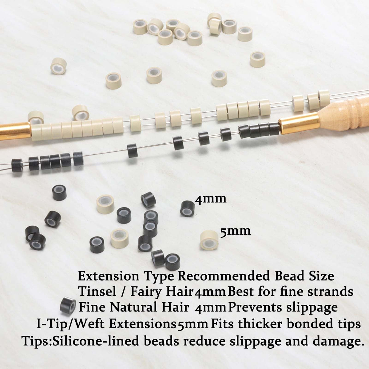 GOTDYA micro rings in a hand for size reference