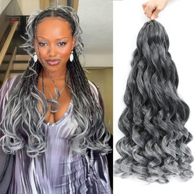 GOTEFERBE French curl braiding hair 18 inch front view