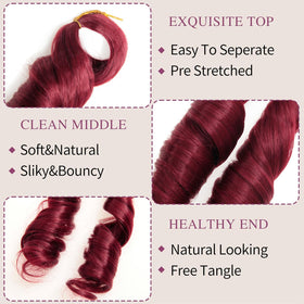 GOTEFERBE French Curl Braiding Hair installation process