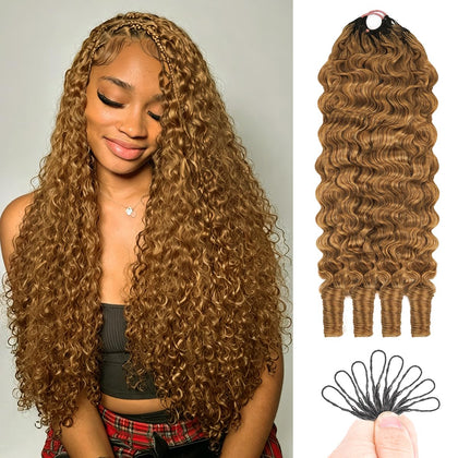 Goulus Burmese Curly Crochet Hair 120g front view