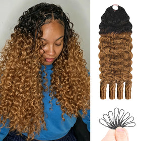 Goulus Burmese Curly Crochet Hair 120g front view