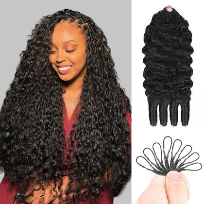 Goulus Burmese Curly Crochet Hair 120g front view