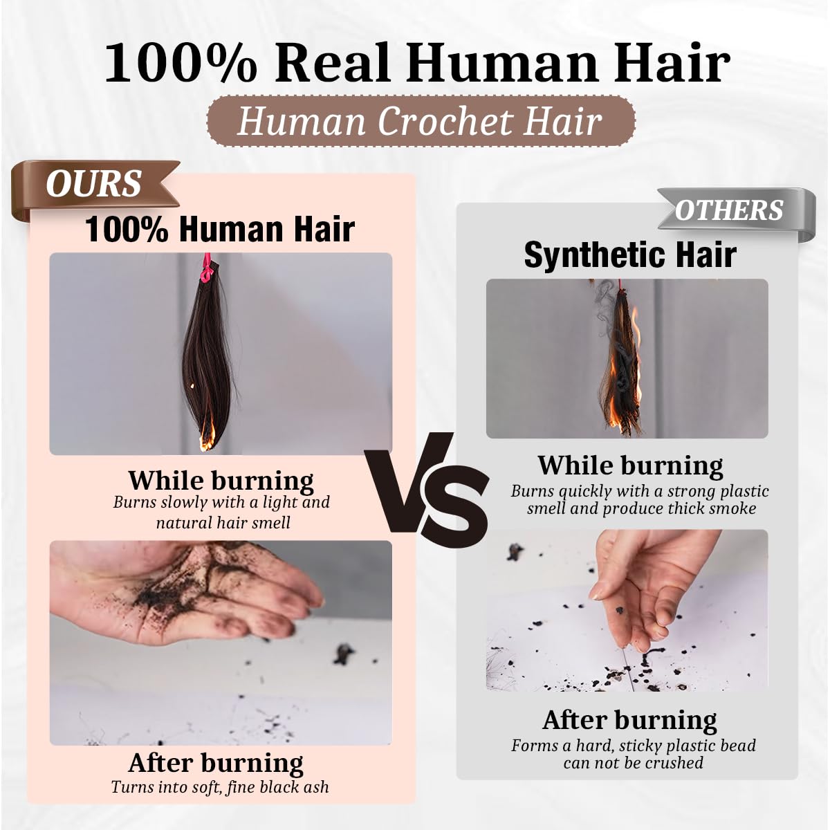 Goulus Chocolate Brown Burmese Curly Crochet Hair styled in boho braids
