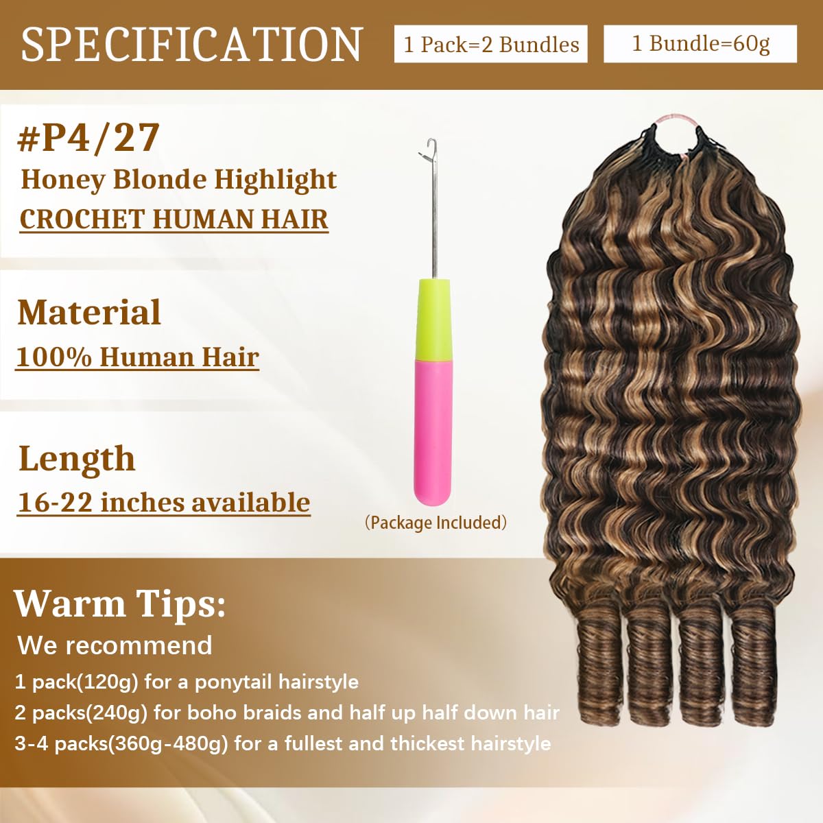 Goulus crochet hair installation process