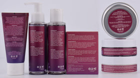 GOWLAVER Spa Gift Set contents laid out neatly
