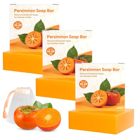 GPP Persimmon Soap Bar front view with packaging