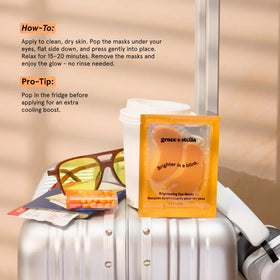 grace & stella Brightening Eye Patches in a gift box