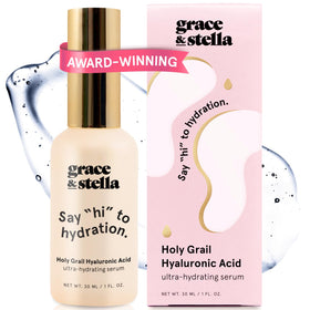 grace & stella Hyaluronic Acid Serum 30ml front view