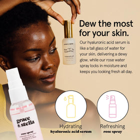 grace & stella hyaluronic acid serum bottle