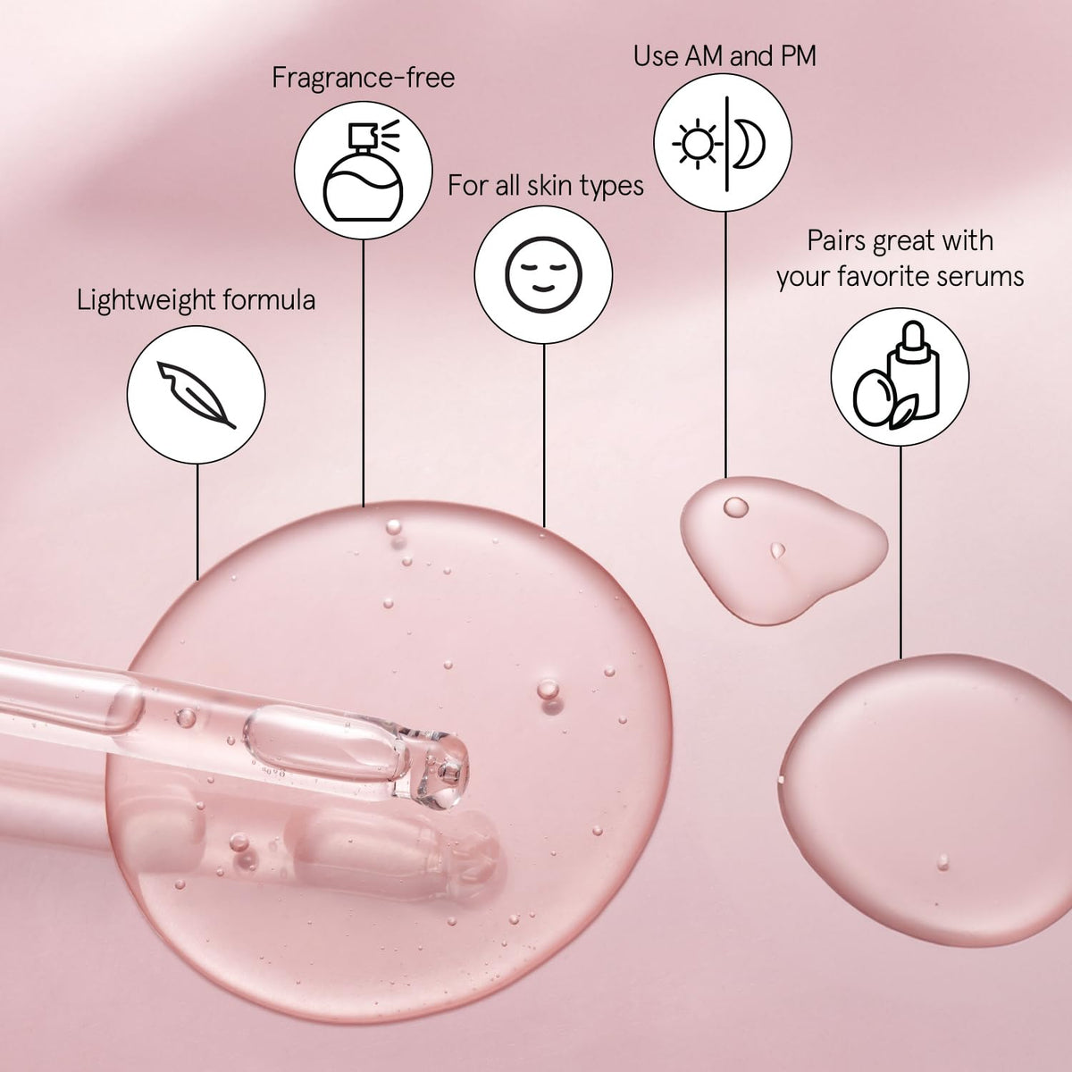 grace & stella Hyaluronic Acid Serum with beauty tools