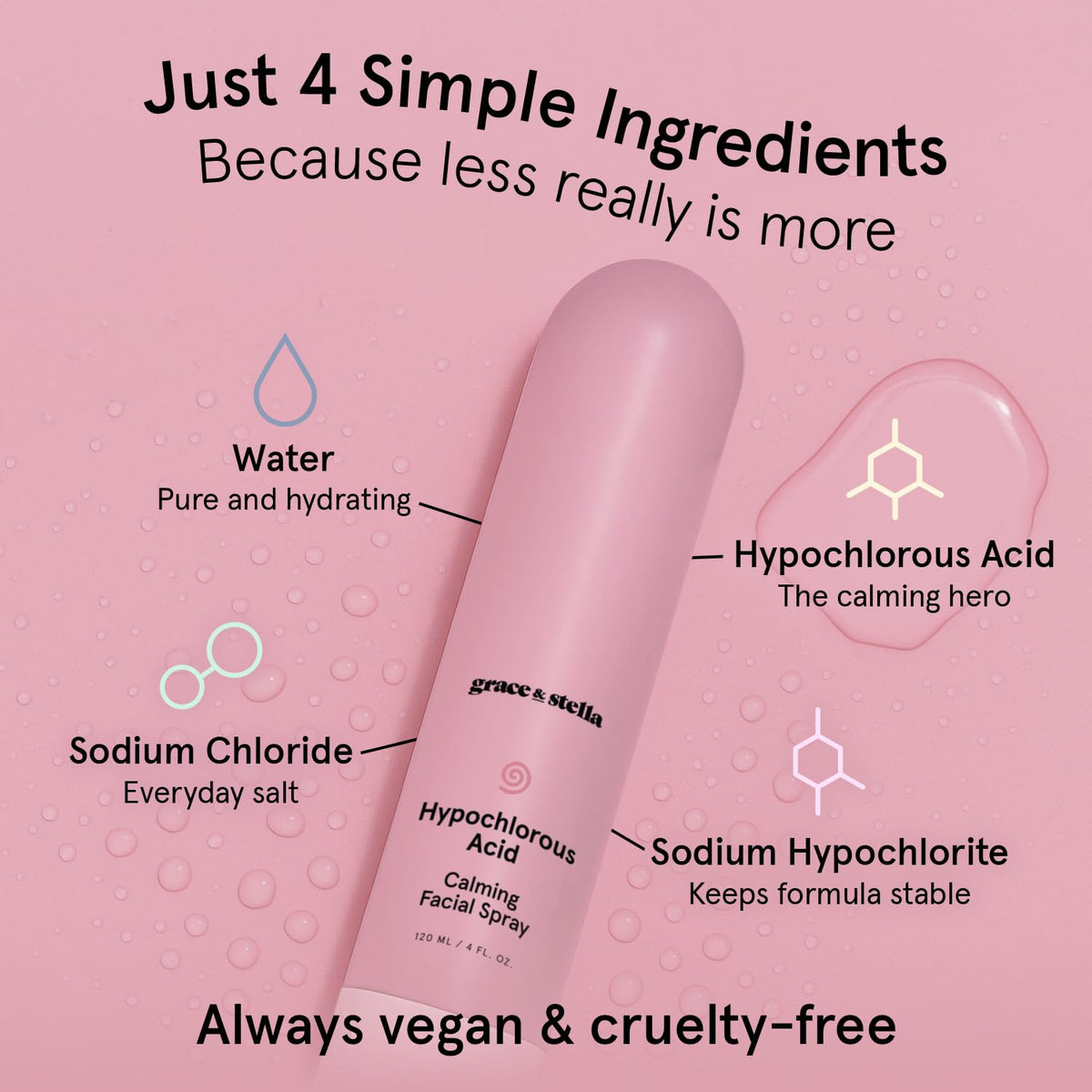 grace & stella Hypochlorous Acid Spray lifestyle use