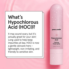 grace & stella Hypochlorous Acid Spray misting action