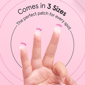 grace & stella Multi-Size Pimple Patches 12mm size close-up