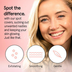 grace & stella Multi-Size Pimple Patches 14mm size close-up