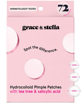 grace & stella Multi-Size Pimple Patches front view packaging