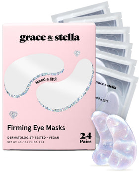 grace & stella Peptide Under Eye Patches front view