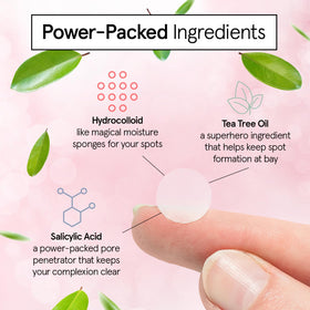 grace & stella Pore Strip Pimple Patches back view packaging