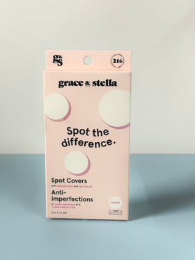 grace & stella Pore Strip Pimple Patches displayed on a flat surface