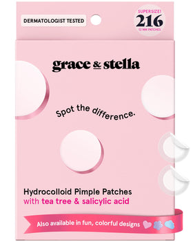 grace & stella Pore Strip Pimple Patches front view with packaging