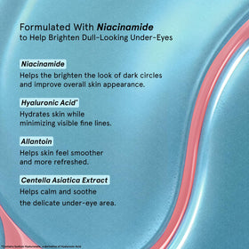 grace & stella Under Eye Mask in use during self-care routine