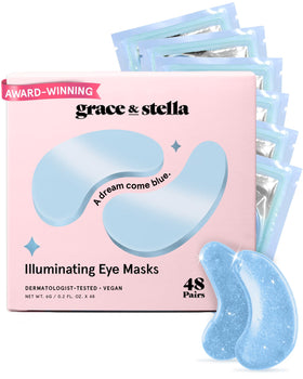 grace & stella Under Eye Mask packaging front view