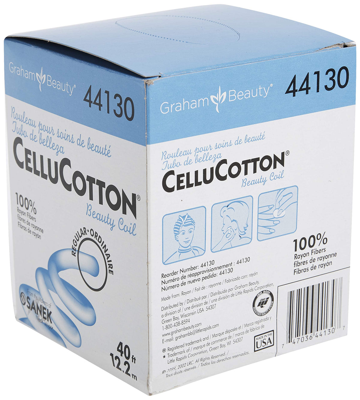 Graham Cellucotton Beauty Coil cotton pads texture close-up