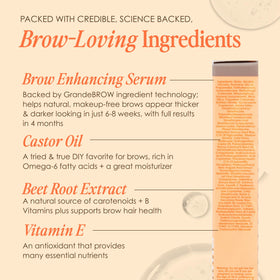 Grande Cosmetics GrandeBROW 2-in-1 Tinted Brow Gel Dark brush tip