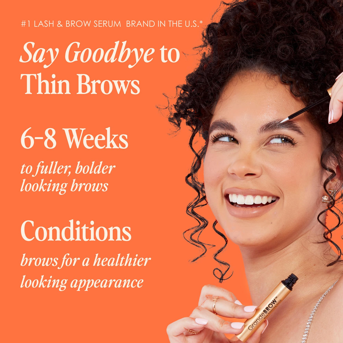 Grande Cosmetics GrandeBROW Brow support Serum 3mL packaging