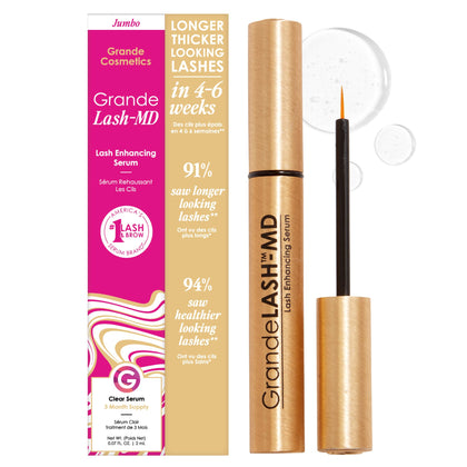 Grande Cosmetics GrandeLASH-MD Lash support Serum 4mL front view