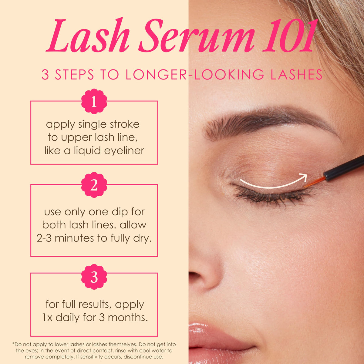 GrandeLASH-MD Lash support Serum 1mL side view