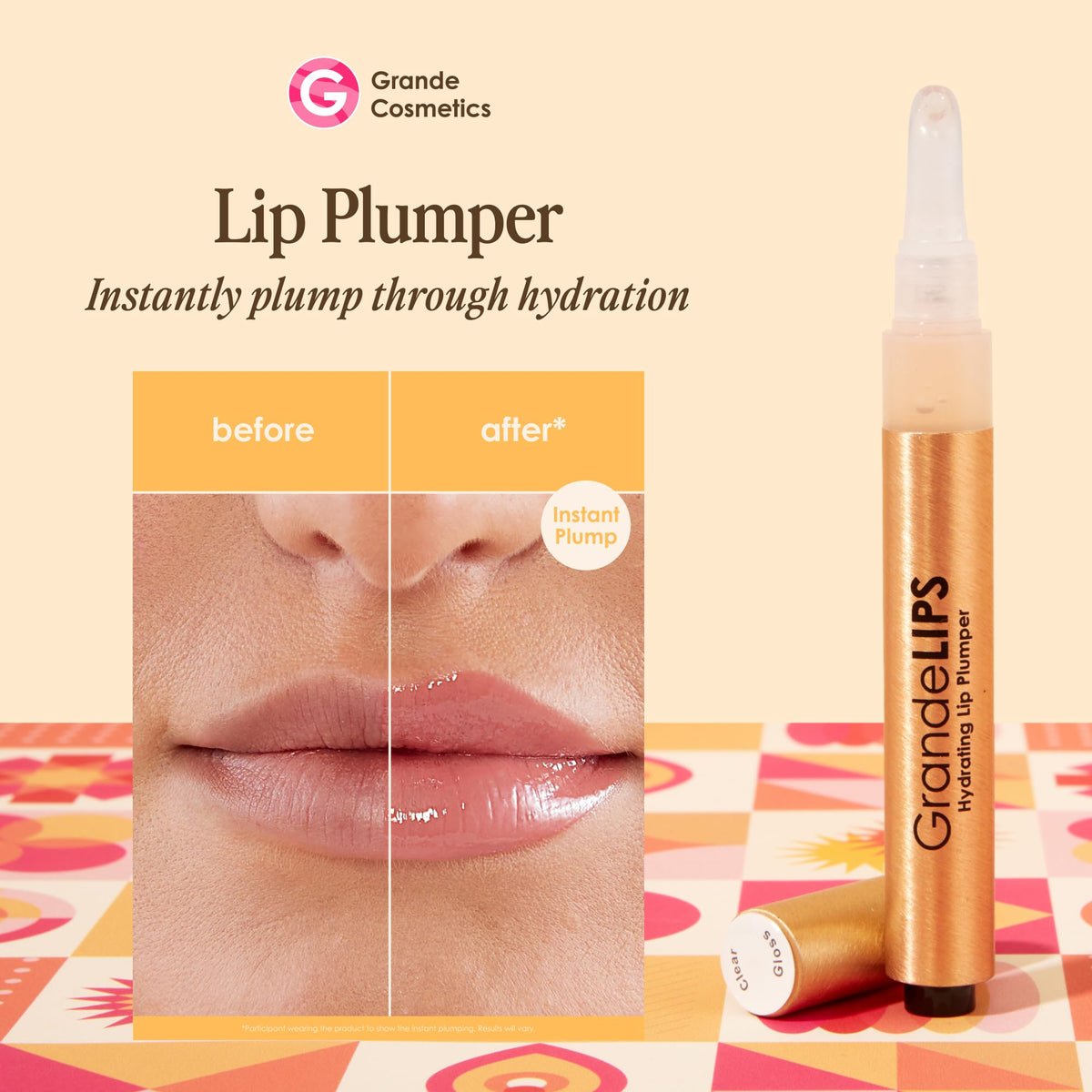 GrandeLIPS applicator tip close-up